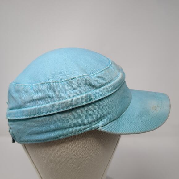 C.C Exclusives Strapback Cadet Army Hat Blue One Size Adjustable Blank - Picture 5 of 10